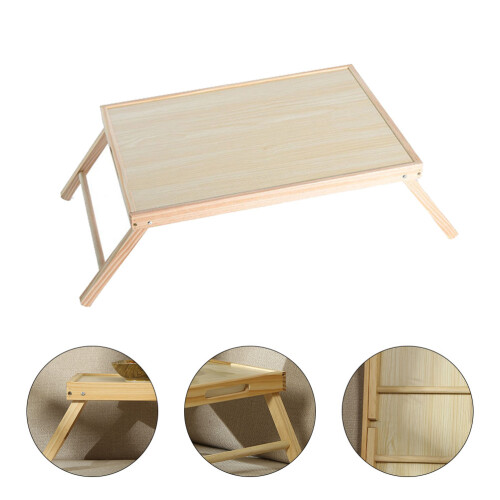 Tavolo Laptop Pieghevole in Beige Per Studio Camera 2