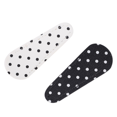 2Pièces Housses Ciseaux Cuir Coloré Protection Durable Décorative 2