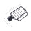 1Ud Rack Negro De Aluminio Para Almacenamiento Y 8