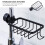 1Ud Rack Negro De Aluminio Para Almacenamiento Y 11