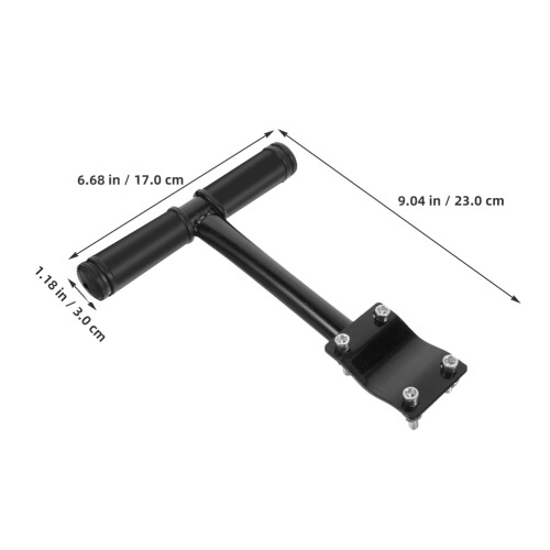2Pièces Antidérapante En Acier Accessoire Noir 1