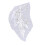 2Pz Patch Ricamate in Tessuto Argento Per E Borse Handmade 4