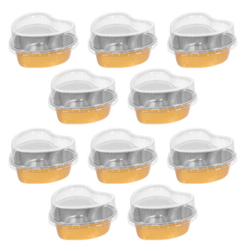 10Pz Vaschette Alluminio Usa E Getta Design 1