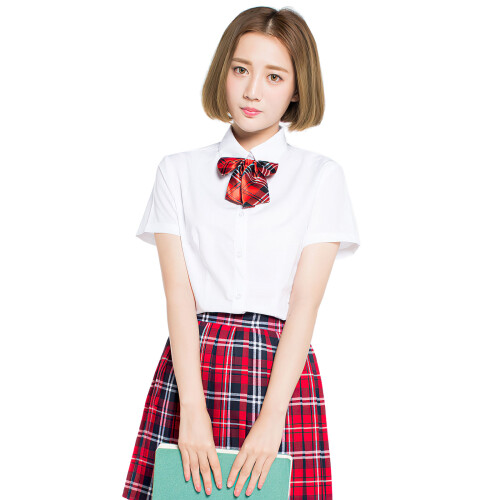 1St Witte Schooluniform Blouse Japanse Stijl 2