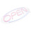 Light Up Open Sign Neon Acrilico Bianco Per Arredamento 8