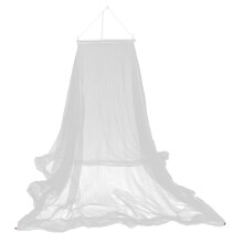 1Set Draagbaar Wit Dubbelbed Campingmuggennet Polyester