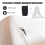 1Set Draagbaar Wit Dubbelbed Campingmuggennet Polyester 11