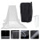 1Set Draagbaar Wit Dubbelbed Campingmuggennet Polyester 2