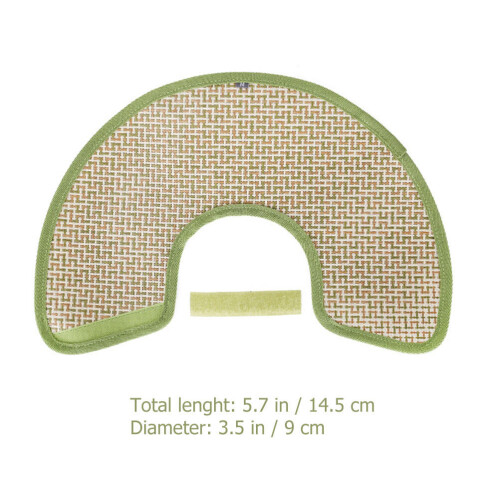 Collar Para De Fibra Vegetal Con Protector Multicolor Cómodo 2