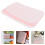 4Contenants Silicone Souples Réutilisables Rose Pour Aliments 9