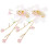 1Par Presilhas Com Tassel Rosa Para 6
