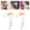 1Par Presilhas Com Tassel Rosa Para 5