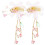 1Par Presilhas Com Tassel Rosa Para 2