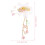 1Par Presilhas Com Tassel Rosa Para 11