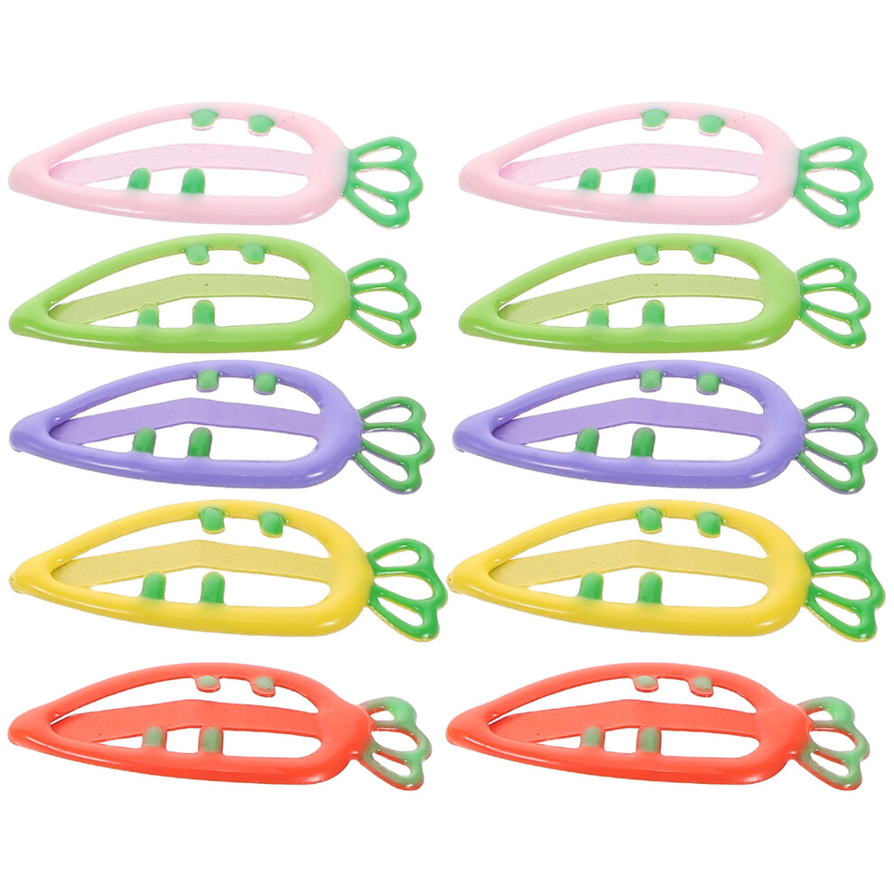 5Paia Pinzette Clip Alloy Tema Colorate-image