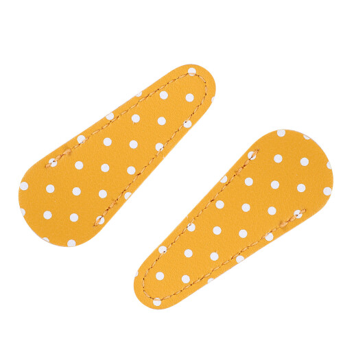 2Pz Gialla Con Decorazioni A Pois, Design Retrò 2