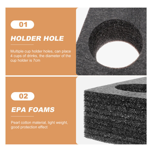 4Pz Bicchiere Nero in Schiuma Pearl Per E Bevande 1