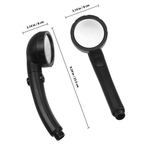 Handdouche ABS Zwart Afneembaar Voor Thuis Douche 1