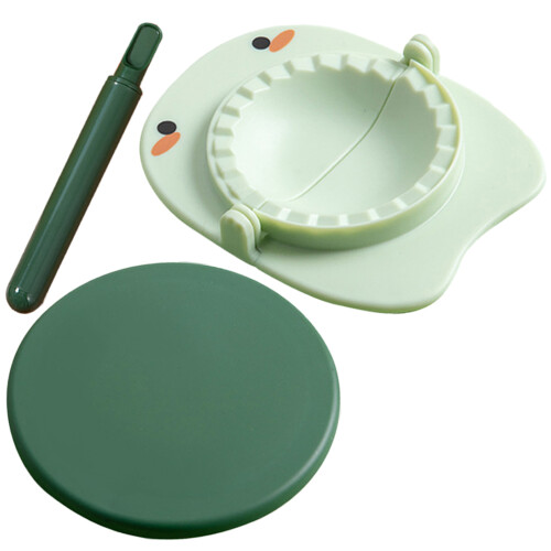 1Conjunto Kit De Para Dumplings E Massa Verde De Usar 2