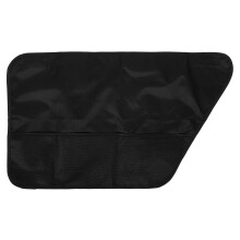 1Conjunto Para Porta De Carro Pet Oxford Preto