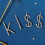 1Conjunto Presilhas De Com Letras Prateadas E 3