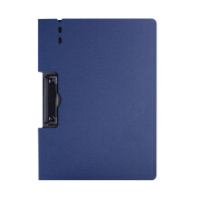 Umklappbares Klemmbrett mit-Marineblauer horizontaler Stil