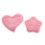 2Ud Platos Para Pequeños Cerámicos Rosa Antimordida 1