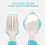 1Set Set Apprendimento Silicone 3
