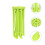 Stendino Noodles Pieghevole ABS Verde, Facile Da Usare E 6