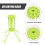 Stendino Noodles Pieghevole ABS Verde, Facile Da Usare E 9