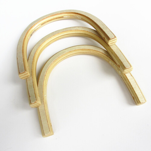 2Pz in Legno Solido Per Borsa Fai-Da-Te Resistente 2