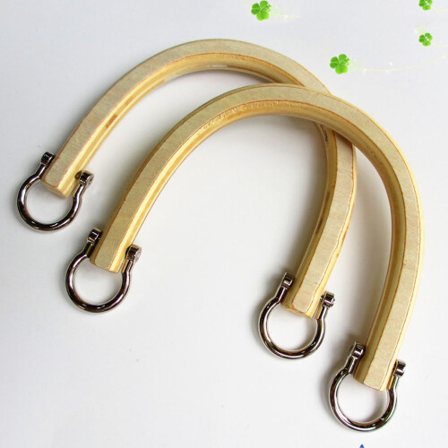 2Pz in Legno Solido Per Borsa Fai-Da-Te Resistente 1