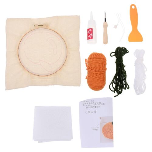 1Conjunto Kit Completo Punch Needle Aço E Para - 1