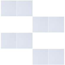 8Ud Tela De Cruces Blanca Flexible Para Proyectos DIY