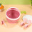 1Conjunto Tigelas De Com Ventosa Prateadas Silicone 10