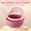 1Conjunto Tigelas De Com Ventosa Prateadas Silicone 6