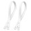 2Pz Tracolla in Similpelle Per Borsa Tote Stile Classico 7