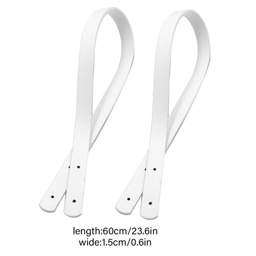 2Pz Tracolla in Similpelle Per Borsa Tote Stile Classico 2