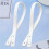 2Pz Tracolla in Similpelle Per Borsa Tote Stile Classico 9
