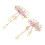 1Par Presilhas Antique Com Tassel Para Mulheres Multicolor 1