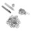 Kit d'œillets, œillets multifonctions offrant polyvalence et durabilité pour toiles, bâches, tentes, couvertures de piscine, chaussures, 7