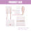 1Conjunto Kit DIY Bolsa PU Com Corrente E Material 2
