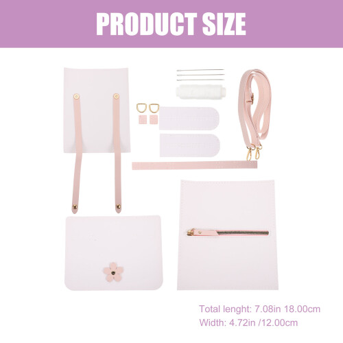 1Conjunto Kit DIY Bolsa PU Com Corrente E Material 1