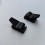 2Paires Connecteur Masque Casque Noir Fixation Simple 6