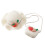 1Set Cosplay Kinder Strohoed En Schoudertas Wit Zonnewering 1
