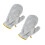 2pcs MultiPurpose Silver Wire Dishwashing Gloves for Frequent 1