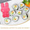 1Conjunto De Arroz Japonês Rosa PP Com Design Para Casa 8