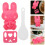 1Conjunto De Arroz Japonês Rosa PP Com Design Para Casa 10