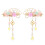 1Par Presilhas Antique Com Tassel Para Mulheres Multicolor 5