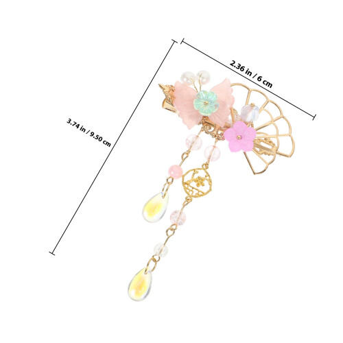 1Par Presilhas Antique Com Tassel Para Mulheres Multicolor 1
